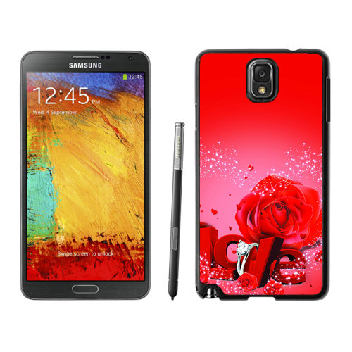 Valentine Love Rose Samsung Galaxy Note 3 Cases EBB - Click Image to Close